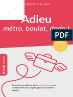 Adieu Metro - Boulot - Dodo ! - Christopher Klein