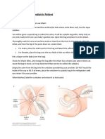 Urine Collection in Pediatric Patient