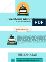 Pengembangan Teknologi Cetak