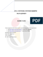 Download Daftar Judul Contoh-contoh Skripsi Ekonomi Manajemen Kode y by downloadreferensi SN57804746 doc pdf