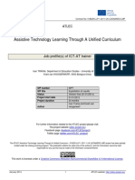 Assistive Technology Learning Through A Unified Curriculum: Job Profile(s) of ICT-AT Trainer