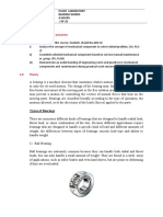 1.0 Experiment Learning Outcomes: Workshop Title Duration:::: Plant Laboratory Bearing Works 4 Hours