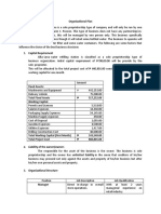 Organizational Plan