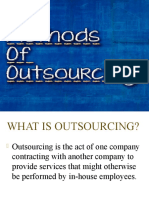 Chapter 13-Outsourcing