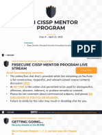 FRSecure CISSP Mentor Program 2021 Class Four