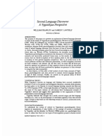 Second Language Discourse: A Vygotskyan Perspective: William Frawley and James P. Lantolf