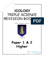 Biology Revision Booklet (Higher)
