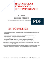 Cardiovascular Physiology 0 Anesthetic Importance