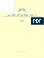 Cuaderno de Trabajo de Posticería Inés León Salazar