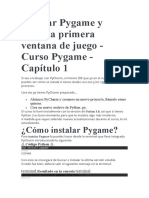 1 - Instalar Pygame y Crear La Primera Ventana de Juego