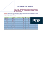 Funciones de Base de Datos