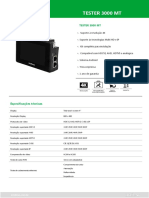 Datasheet TESTER 3000 MT