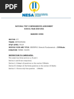 MODULE CODE AND TITLE: NEWNF401 Network Fundamentals 