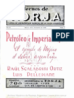 Petroleo e Imperialismo. El Ejemplo de Mexico y El Deber Argentino - R. Scalabrini Ortiz y L. Dellepiane