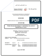 وزارة التعلیم العالي و البحث العلمي Faculte Des Sciences de l Ingeniorat Departement de Genie Mecanique Memoire