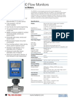 Medidor Deflujo Tipo Turbina-Hedland - HBTurbineFormMonitors