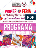 Programa - Feria de Pueblos y Barrios