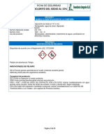 Hoja de Seguridad Hipoclorito de Sodio 15 % CI