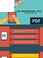 Flat Cartoon Powerpoint Template For Business 2