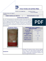 Ficha técnica de cera polietilénica A-C 629A