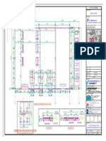 As Built Drawing: Machine Foundation Layout Plan