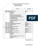 Jadwal Kegiatan Workshop