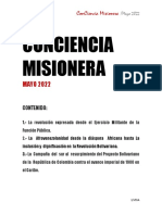 Conciencia Misionera - Mes de Mayo 22