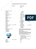 SOAL UJIAN SEMESTER II (Bhs Inggris)