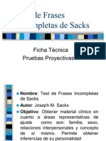 Test de Frases As de Sacks