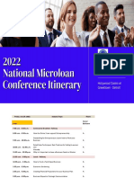 2022 Website Micro Loan Conference Itinerary