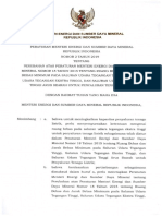 Permen ESDM No 2 Tahun 2019 Tentang Perubahan Atas Permen ESDM No 18 Tahun 2015 Tentang Ruang Bebas Dan Jarak Bebas Minimum Pada SUTT, SUTET, Dan SUTAS Untuk Penyaluran Tenaga Listrik