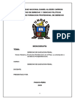 Derecho de Ejecucion Penal-Trabajo Monografico