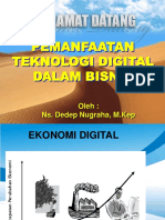 Pemanfaatan Teknologi Digital Dalam Bisnis: Oleh: Ns. Dedep Nugraha, M.Kep