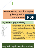 Ang Kahalagahan NG Pagsusulong at Pangangalaga Sa Karapatang