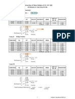 Hydraulic Calculation: Construction of Minor Bridge at CH. 59+360