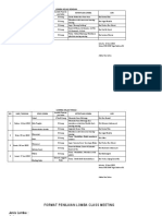 Jadwal Class Meeting