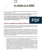 Residuos Solidos en El PERU