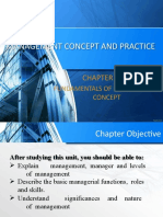 Management Concept and Practice: Chapter One