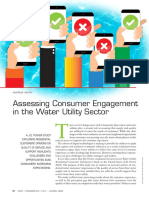 Assessing Consumer Engagement in The Water Utility Sector: Feature Article