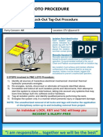 Loto Procedure: PMC Lock-Out Tag-Out Procedure