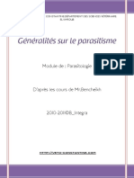 1 Generalites Sur Le Parasitisme