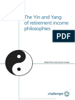 The Ying and Yang of retirement income philisophies
