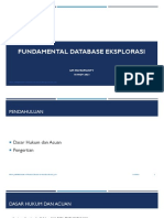 Fundamental Database Eksplorasi Dan Model Geologi - UMv2