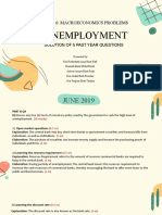Unemployment: Chapter 6: Macroeconomics Problems