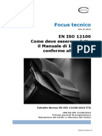 Focus Tecnico - EN ISO 12100 Come Deve Essere Redatto Il Manuale Di Istruzioni
