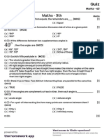 Questions - Quiz - 9th - Maths - 2022-05-12T15 - 43