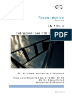 Focus Tecnico - Scale Istruzioni Per L'utilizzatore EN 131-3