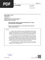 Human Rights Violations at International Borders: Trends, Prevention and Accountability