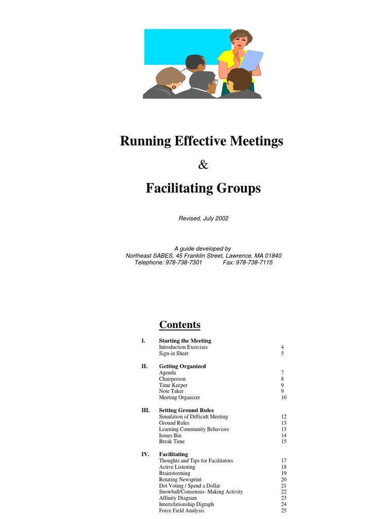 Facilitation Guide | PDF | Brainstorming | Chairman