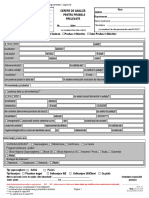 Anexa B Formular Cerere Analize PDF PG 1 Si 2 Vers Oct-Modificat